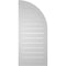 Ekena Millwork Quarter Round Top Left Surface Mount PVC Gable Vent w/ 2"W x 2"P Brickmould Sill Frame, 16"W x 36"H GVPQL16X3603SF - alternate 4